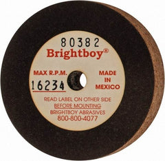 Cratex - 2" Diam x 1/4" Hole x 1/2" Thick, 46 Grit Surface Grinding Wheel - Coarse Grade - USA Tool & Supply