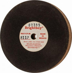 Cratex - 3" Diam x 1/4" Hole x 1/2" Thick, 46 Grit Surface Grinding Wheel - Coarse Grade - USA Tool & Supply