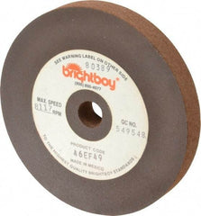 Cratex - 4" Diam x 1/2" Hole x 1/2" Thick, 46 Grit Surface Grinding Wheel - Coarse Grade - USA Tool & Supply