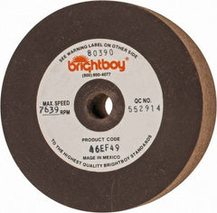 Cratex - 4" Diam x 1/2" Hole x 1" Thick, 46 Grit Surface Grinding Wheel - Coarse Grade - USA Tool & Supply