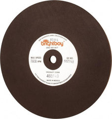 Cratex - 8" Diam x 1/2" Hole x 1/4" Thick, 46 Grit Surface Grinding Wheel - Coarse Grade - USA Tool & Supply