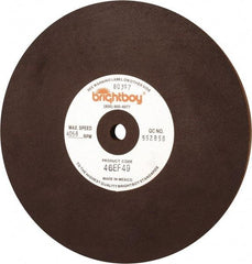 Cratex - 8" Diam x 1/2" Hole x 1/2" Thick, 46 Grit Surface Grinding Wheel - Coarse Grade - USA Tool & Supply