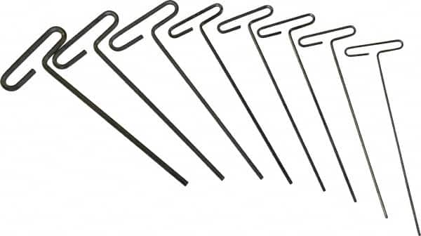 Eklind - 8 Piece T-Handle Hex Key Set - USA Tool & Supply