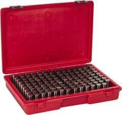 Value Collection - 125 Piece, 0.626-0.75 Inch Diameter Plug and Pin Gage Set - Plus 0.0002 Inch Tolerance, Class ZZ - USA Tool & Supply