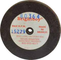 Cratex - 2" Diam x 1/8" Hole x 1/8" Thick, 46 Grit Surface Grinding Wheel - Coarse Grade - USA Tool & Supply