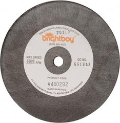 Cratex - 6" Diam x 1/2" Hole x 1/8" Thick, 46 Grit Surface Grinding Wheel - Coarse Grade - USA Tool & Supply