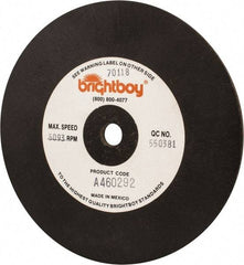 Cratex - 6" Diam x 1/2" Hole x 1/4" Thick, 46 Grit Surface Grinding Wheel - Coarse Grade - USA Tool & Supply