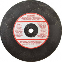 Cratex - 6" Diam x 1/2" Hole x 1/2" Thick, 46 Grit Surface Grinding Wheel - Coarse Grade - USA Tool & Supply