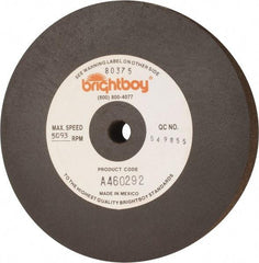 Cratex - 6" Diam x 1/2" Hole x 1" Thick, 46 Grit Surface Grinding Wheel - Coarse Grade - USA Tool & Supply