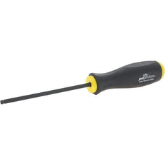 Bondhus - 9/64" Hex Ball End Driver - 3.3" Blade Length, Ergonomic Molded Cushion Grip Handle, 171mm OAL - USA Tool & Supply