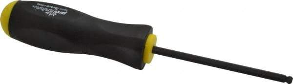 Bondhus - 7/32" Hex Ball End Driver - 4.3" Blade Length, Ergonomic Molded Cushion Grip Handle, 230mm OAL - USA Tool & Supply