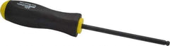 Bondhus - 1/4" Hex Ball End Driver - 4.8" Blade Length, Ergonomic Molded Cushion Grip Handle, 249mm OAL - USA Tool & Supply