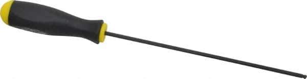 Bondhus - 1/8" Hex Ball End Driver - 6-1/2" Blade Length, Cushion Grip Handle, 252mm OAL - USA Tool & Supply