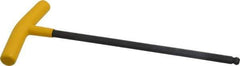 Bondhus - 3/8" Hex, T-Handle Cushion Grip, Ball End Hex Key - 10-51/64" OAL, Protanium High Torque Steel, Inch System of Measurement - USA Tool & Supply