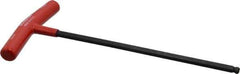 Bondhus - 8mm Hex, T-Handle Cushion Grip, Ball End Hex Key - 285mm OAL, Protanium High Torque Steel, Metric System of Measurement - USA Tool & Supply