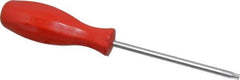 Wiha - T30 Torx Driver - 4-1/2" Blade Length, 8-1/2" OAL, Standard Handle - USA Tool & Supply