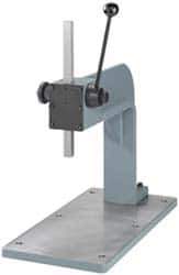 JT&M - 3/4" Ram, 11-5/8" Throat Depth, 200 Lb Manual Arbor Press - 10" Max Work Height x 24" Max Work Width, 12:1 Leverage Ratio, 10" Base Width x 19-1/2" Base Depth - USA Tool & Supply