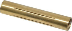 Made in USA - 5/16" Diam Through Hole Barrel Cylinder - 1.57" Barrel Length, Eccentric Slot - USA Tool & Supply