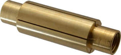 Made in USA - 7/8" Diam Through Hole Barrel Cylinder - 3" Barrel Length, Eccentric Slot - USA Tool & Supply