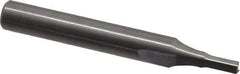 Onsrud - 1/8" Diam, 1/4" Shank Diam, 1/4" Length of Cut, 2 Flute Double Edge Straight Router Bit - 2" Overall Length, Right Hand Cut, Solid Carbide - USA Tool & Supply