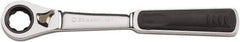 GearWrench - 3/8" Drive Pear Head Ratchet Set - Chrome Finish, 8-1/2" OAL, 72 Gear Teeth, Full Polished Handle - USA Tool & Supply