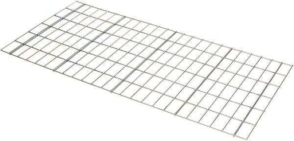 Nashville Wire - 48" Wide, Open Shelving Wire Mesh Shelving - 24" Deep, Use with Bulk Storage/Rivet Shelving - USA Tool & Supply