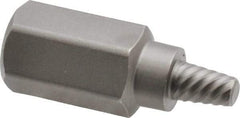 Irwin Hanson - Spiral Flute Screw Extractor - 7/32" Extractor for 3/8" Screw, 1/2" Hex - USA Tool & Supply