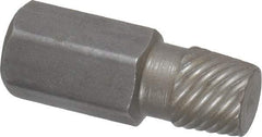 Irwin - Spiral Flute Screw Extractor - 13/32" Extractor for 3/4" Screw, 1/2" Hex - USA Tool & Supply