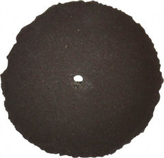 Cratex - 1" Diam x 1/16" Hole x 1/8" Thick, Surface Grinding Wheel - Silicon Carbide, Medium Grade, Rubber Bond, No Recess - USA Tool & Supply