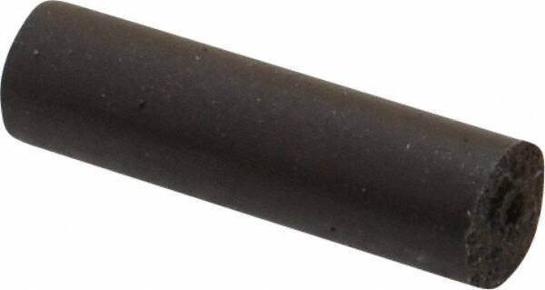 Cratex - 1/4" Max Diam x 7/8" Long, Cylinder, Rubberized Point - Medium Grade, Silicon Carbide, 1/16" Arbor Hole, Unmounted - USA Tool & Supply