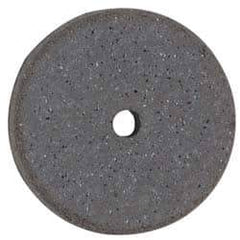 Cratex - 4" Diam x 1/2" Hole x 3/4" Thick, Surface Grinding Wheel - Silicon Carbide, Coarse Grade, 5,250 Max RPM, Rubber Bond, No Recess - USA Tool & Supply