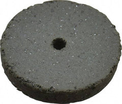 Cratex - 5/8" Diam x 1/16" Hole x 3/32" Thick, Surface Grinding Wheel - Silicon Carbide, Coarse Grade, 25,000 Max RPM, Rubber Bond, No Recess - USA Tool & Supply