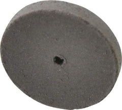 Cratex - 7/8" Diam x 1/16" Hole x 1/8" Thick, Surface Grinding Wheel - Silicon Carbide, Medium Grade, 25,000 Max RPM, Rubber Bond, No Recess - USA Tool & Supply