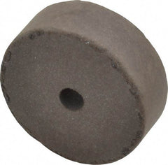 Cratex - 1-1/2" Diam x 1/4" Hole x 1/2" Thick, Surface Grinding Wheel - Silicon Carbide, Medium Grade, 15,000 Max RPM, Rubber Bond, No Recess - USA Tool & Supply