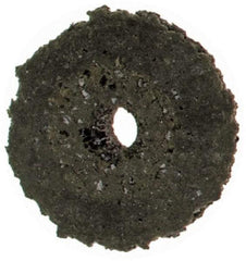 Cratex - 3/8" Diam x 1/16" Hole x 3/32" Thick, Surface Grinding Wheel - Silicon Carbide, Coarse Grade, Rubber Bond, No Recess - USA Tool & Supply