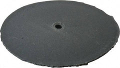 Cratex - 1" Diam x 1/16" Hole x 1/8" Thick, Surface Grinding Wheel - Silicon Carbide, Extra Fine Grade, Rubber Bond, No Recess - USA Tool & Supply