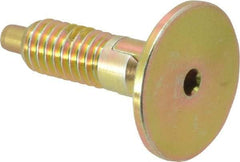 Vlier - 5/16-18, 0.53" Thread Length, 0.154" Max Plunger Diam, 1 Lb Init to 6 Lb Final End Force, Locking Knob Handle Plunger - Countersunk Knob, 1.07" Body Length, 3/16" Plunger Projection - USA Tool & Supply