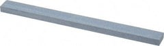 Made in USA - 240 Grit Silicon Carbide Rectangular Polishing Stone - Very Fine Grade, 1/2" Wide x 6" Long x 1/4" Thick - USA Tool & Supply