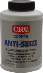 CRC - 8 oz Bottle General Purpose Anti-Seize Lubricant - Copper, -95 to 1,800°F, Bronze, Water Resistant - USA Tool & Supply