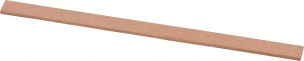 Made in USA - 180 Grit Aluminum Oxide Rectangular Polishing Stone - Very Fine Grade, 1/4" Wide x 4" Long x 1/16" Thick - USA Tool & Supply