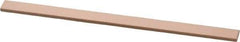 Made in USA - 600 Grit Aluminum Oxide Rectangular Polishing Stone - Super Fine Grade, 1/4" Wide x 4" Long x 1/16" Thick - USA Tool & Supply