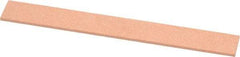 Made in USA - 180 Grit Aluminum Oxide Rectangular Polishing Stone - Very Fine Grade, 1/2" Wide x 4" Long x 1/16" Thick - USA Tool & Supply