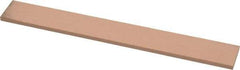 Made in USA - 400 Grit Aluminum Oxide Rectangular Polishing Stone - Super Fine Grade, 3/4" Wide x 6" Long x 1/8" Thick - USA Tool & Supply