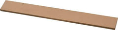 Made in USA - 600 Grit Aluminum Oxide Rectangular Polishing Stone - Super Fine Grade, 3/4" Wide x 6" Long x 1/8" Thick - USA Tool & Supply