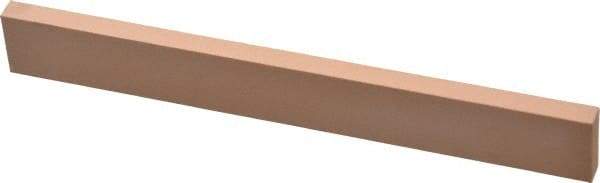 Made in USA - 400 Grit Aluminum Oxide Rectangular Polishing Stone - Super Fine Grade, 3/4" Wide x 6" Long x 1/4" Thick - USA Tool & Supply