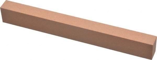 Made in USA - 220 Grit Aluminum Oxide Rectangular Polishing Stone - Very Fine Grade, 3/4" Wide x 6" Long x 1/2" Thick - USA Tool & Supply