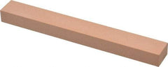 Made in USA - 320 Grit Aluminum Oxide Rectangular Polishing Stone - Extra Fine Grade, 3/4" Wide x 6" Long x 1/2" Thick - USA Tool & Supply