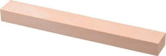 Made in USA - 400 Grit Aluminum Oxide Rectangular Polishing Stone - Super Fine Grade, 3/4" Wide x 6" Long x 1/2" Thick - USA Tool & Supply