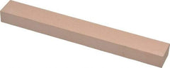 Made in USA - 600 Grit Aluminum Oxide Rectangular Polishing Stone - Super Fine Grade, 3/4" Wide x 6" Long x 1/2" Thick - USA Tool & Supply