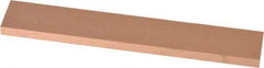 Made in USA - 220 Grit Aluminum Oxide Rectangular Polishing Stone - Very Fine Grade, 1" Wide x 6" Long x 1/4" Thick - USA Tool & Supply